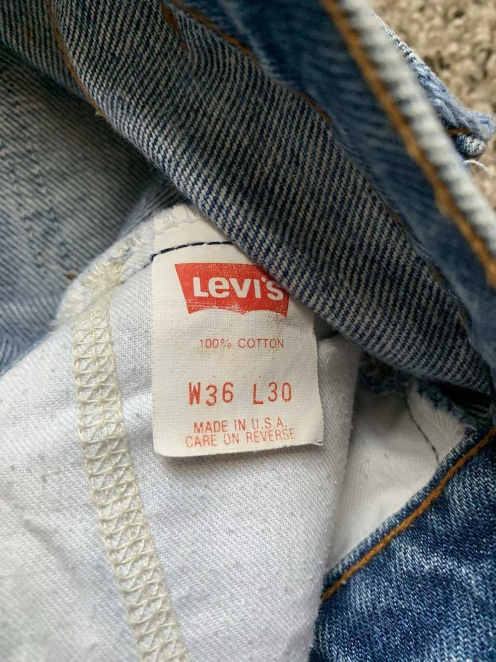 Levi's × Vintage Vintage 80’s Levi’s 517 Orange T… - image 11