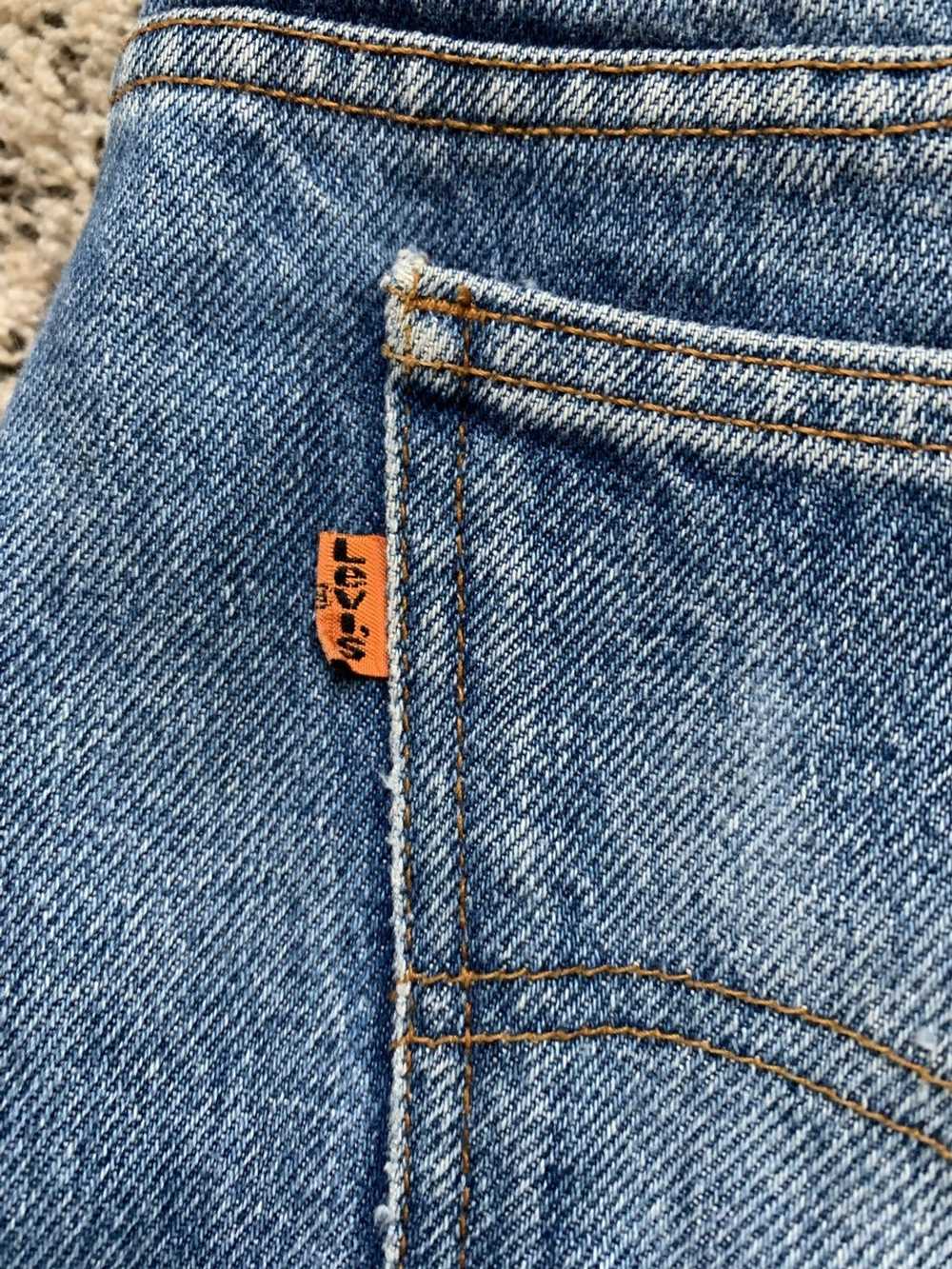 Levi's × Vintage Vintage 80’s Levi’s 517 Orange T… - image 4