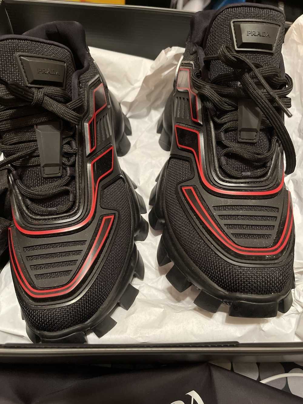 Prada Cloudbust Thunder knit and rubber sneakers - image 2