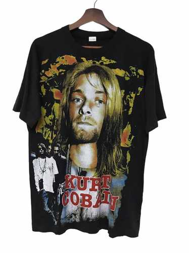 Vintage Kurt Cobain Nirvana bootleg 90s t shirt - image 1