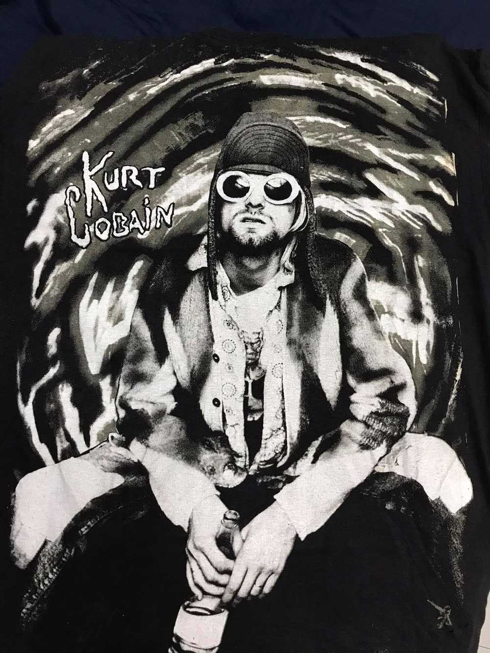 Vintage Kurt Cobain Nirvana bootleg 90s t shirt - image 4