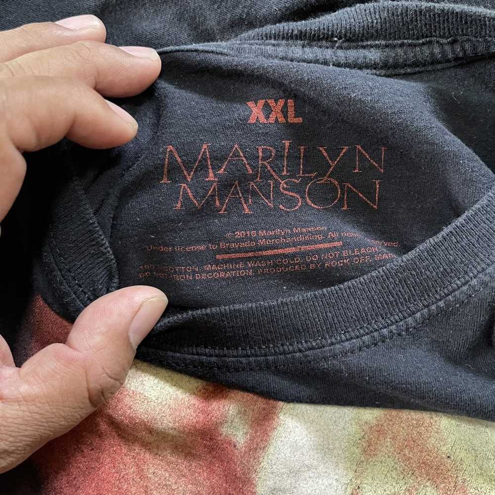 Band Tees × Marilyn Manson × Rock T Shirt Marilyn… - image 3