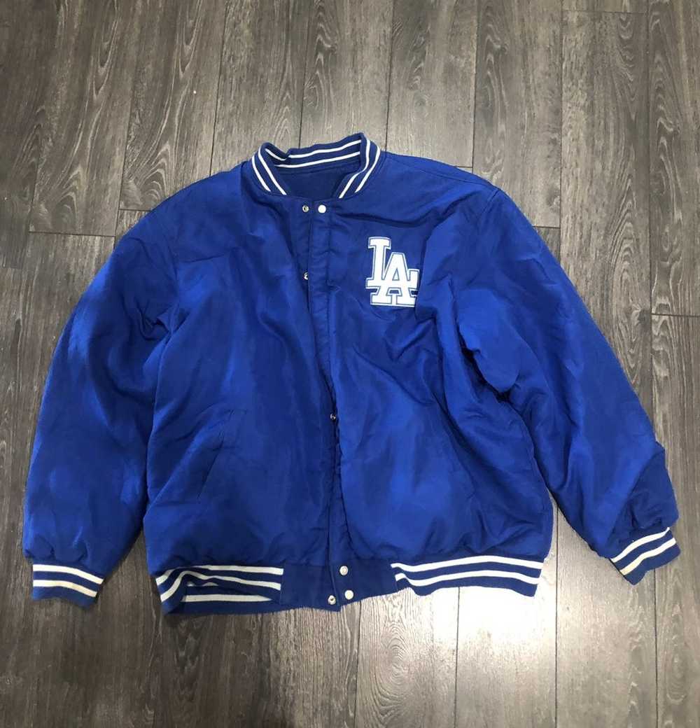 LOS ANGELES ANGELS RETRO CLASSIC RIB WOOL VARSITY JACKET (MIDNIGHT NAV –  Pro Standard