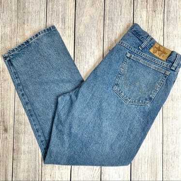 Wrangler Wrangler Blues Mens Blue Straight Leg Je… - image 1