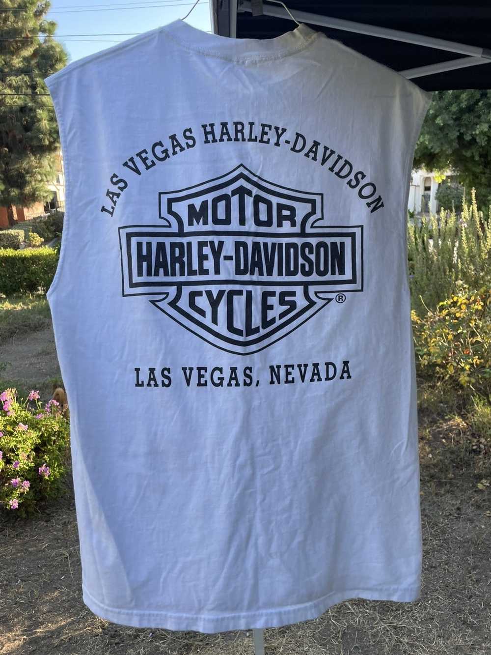 Harley Davidson × Vintage Sleeveless Harley David… - image 3