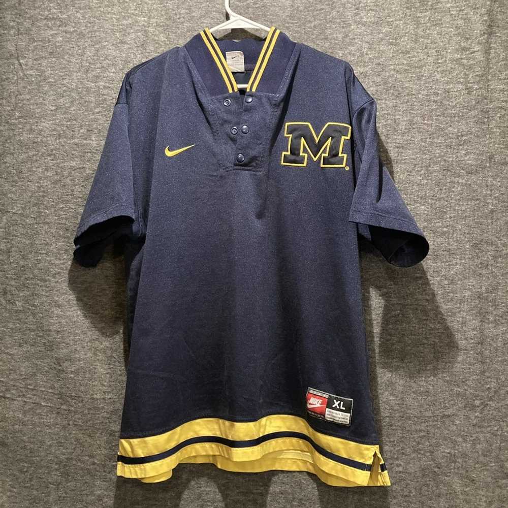 Nike Vintage Michigan Wolverines baseball jersey - Depop