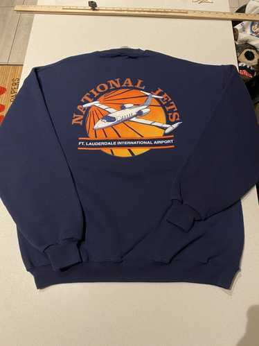 Vintage Vintage national private jets Sweater