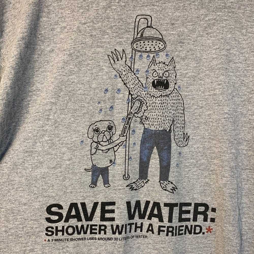 Anvil Save Water Shower With A Friend T-shirt - image 2