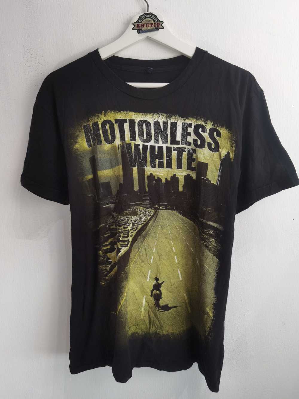 Rock Band × Rock T Shirt × Tultex Motionless in w… - image 2
