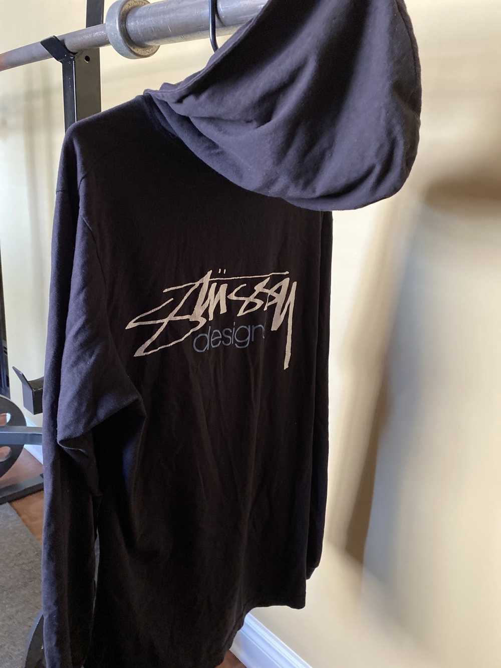 Stussy Stussy design sleeves hoodie - image 1