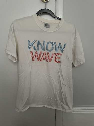 Know Wave Know wave spiral t shirt white