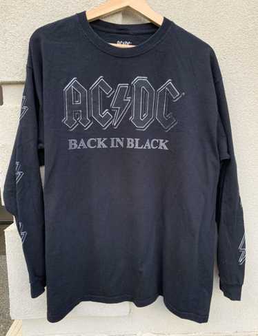 Ac/Dc × Band Tees × Tour Tee AC/DC Back in Black … - image 1