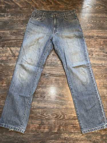 Vintage Yves Saint Laurent Blue Denim Jeans (Size 38) — Roots