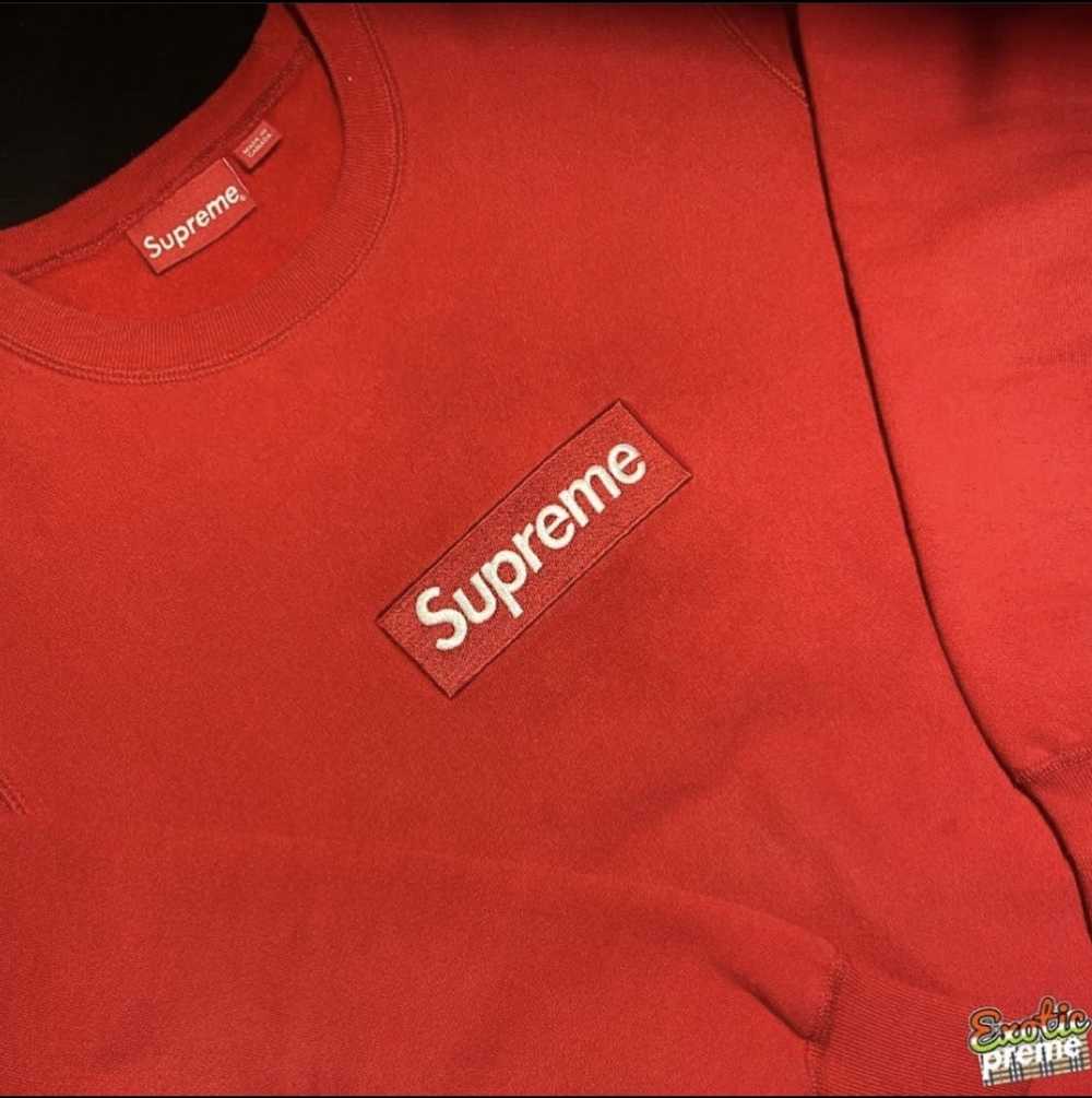 Supreme Supreme Fw15 Red on Red Box Logo Crewneck - image 1