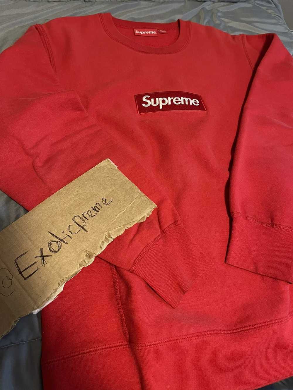 Supreme Supreme Fw15 Red on Red Box Logo Crewneck - image 2