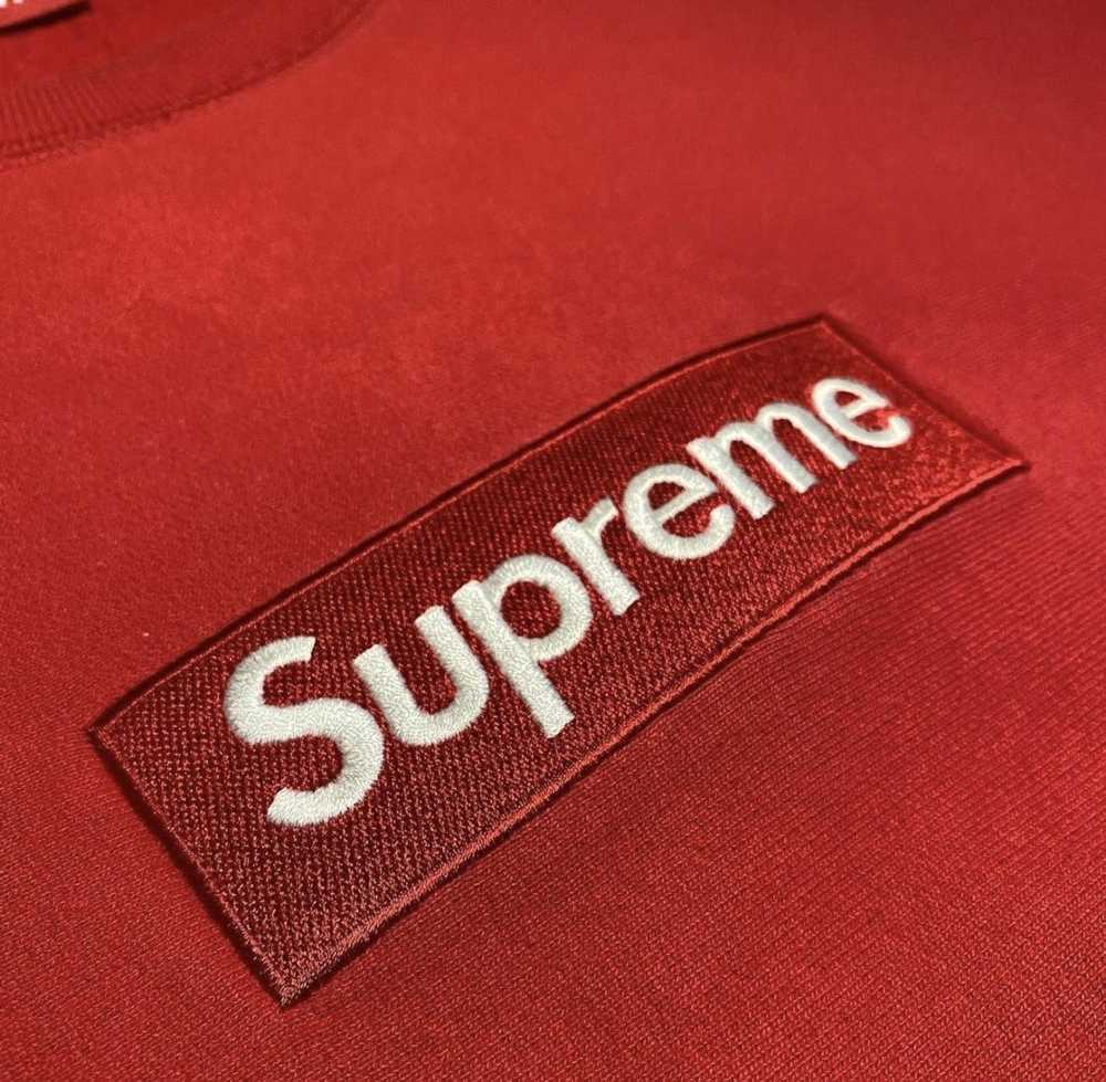 Supreme Supreme Fw15 Red on Red Box Logo Crewneck - image 3