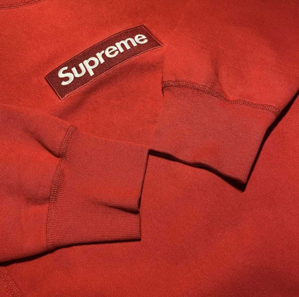 Supreme Supreme Fw15 Red on Red Box Logo Crewneck - image 4