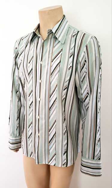 J.Lindeberg unusual striped shirt XL J Lindeberg c