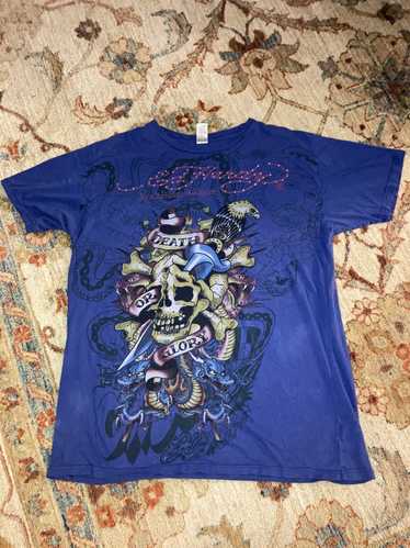 Ed Hardy × Vintage VTG y2k Ed Hardy Bedazzled Diam