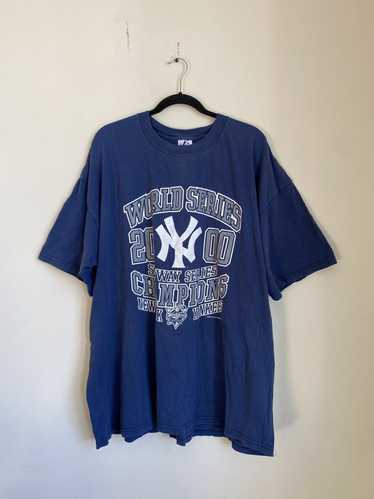 MagicFlyVintage Vtg 1996 New York Yankees World Series Champions T-Shirt Blue XXL 90s Pro Player NY MLB Baseball