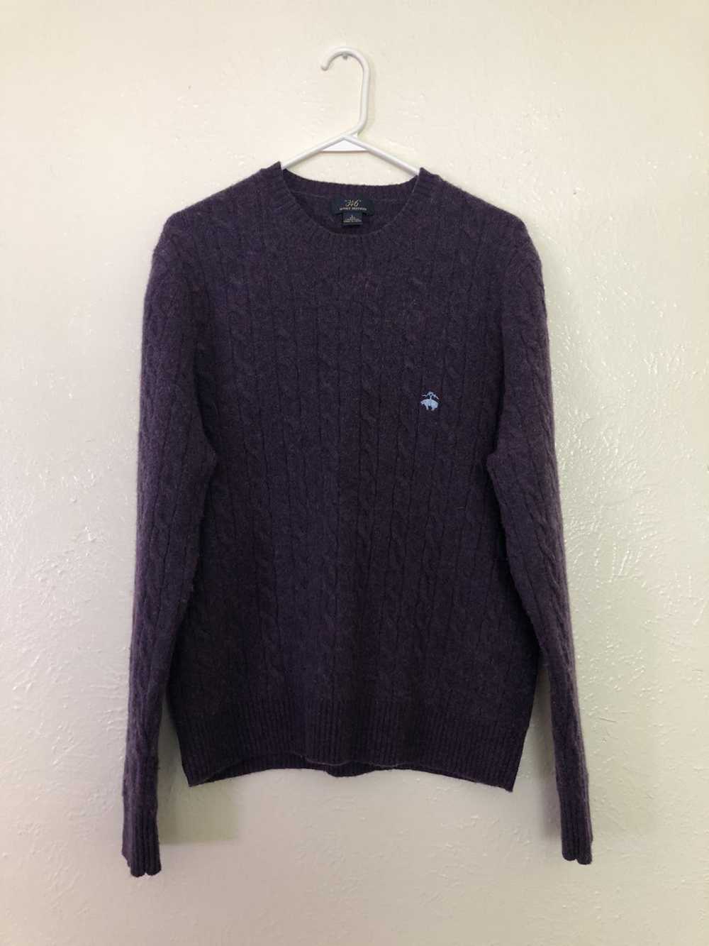 Vintage Vintage Purple Cable Knit Sweater - image 1