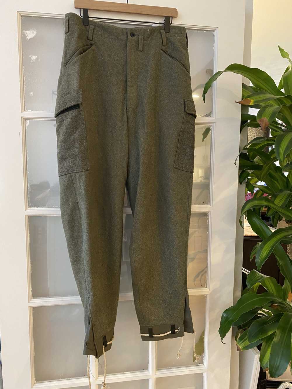 Military × Vintage Vintage 50S Wool Military Pants - image 1