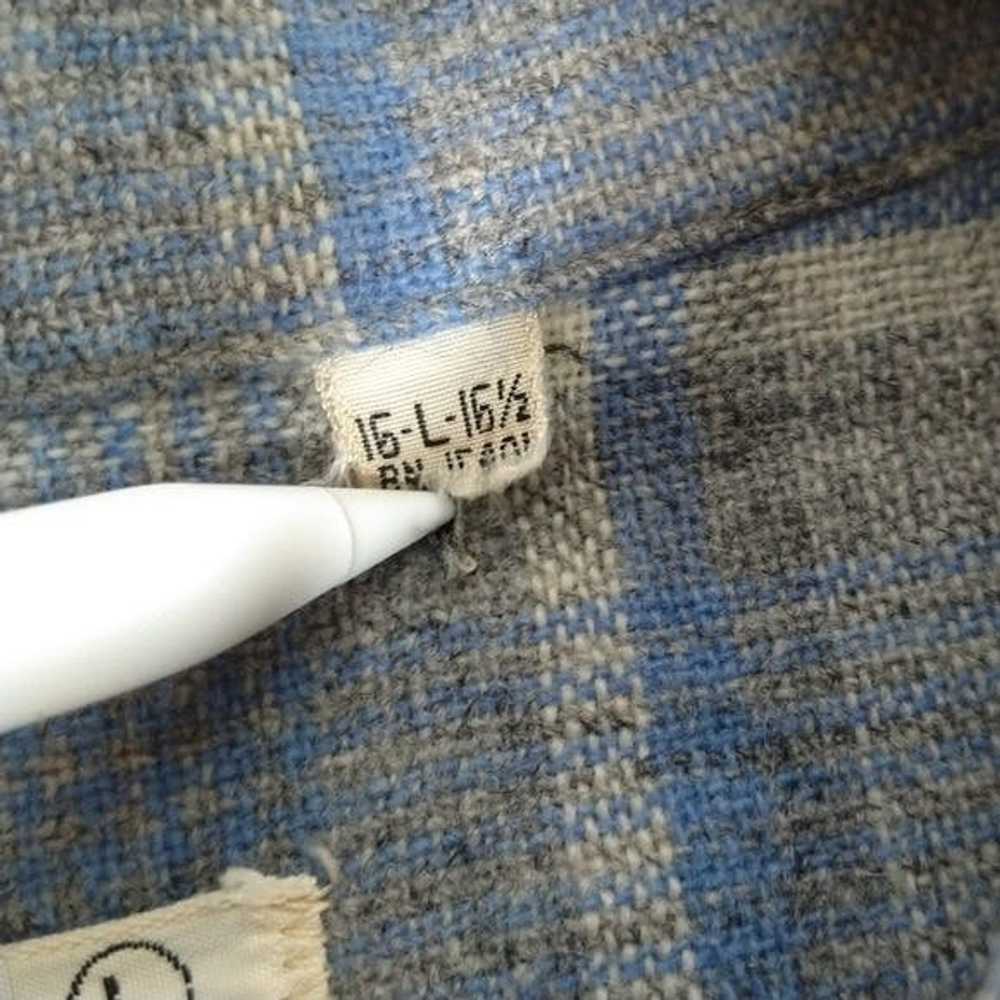 Vintage Vintage 40s Pendleton Wool Shirt 16.5 neck - image 6