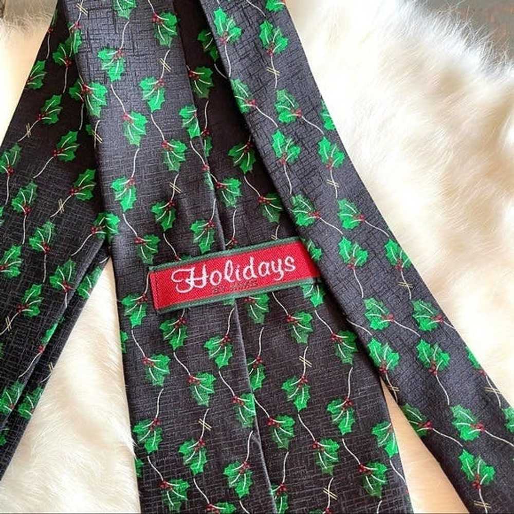 Vintage Vtg Holidays by MMG Christmas Tie Necktie… - image 5