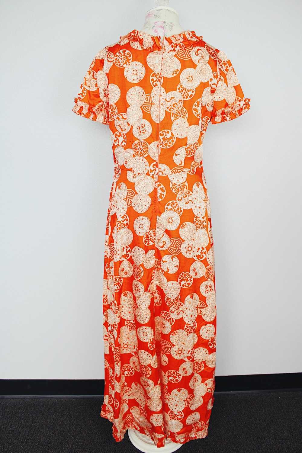 Short Sleeve Printed Maxi Dress - image 7