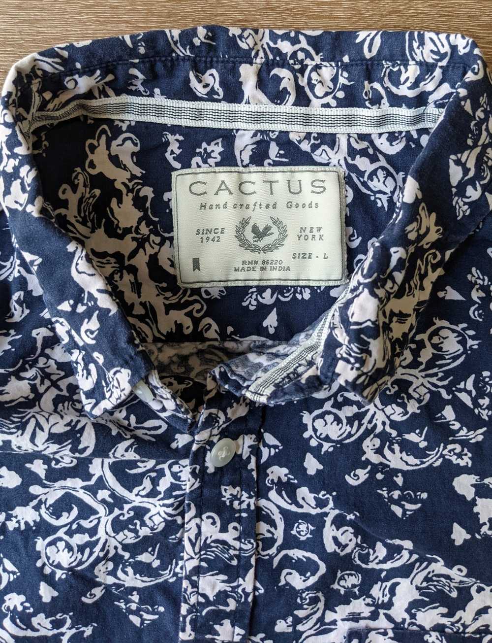 Hawaiian Shirt Cactus blue Hawaiian shirt - image 3