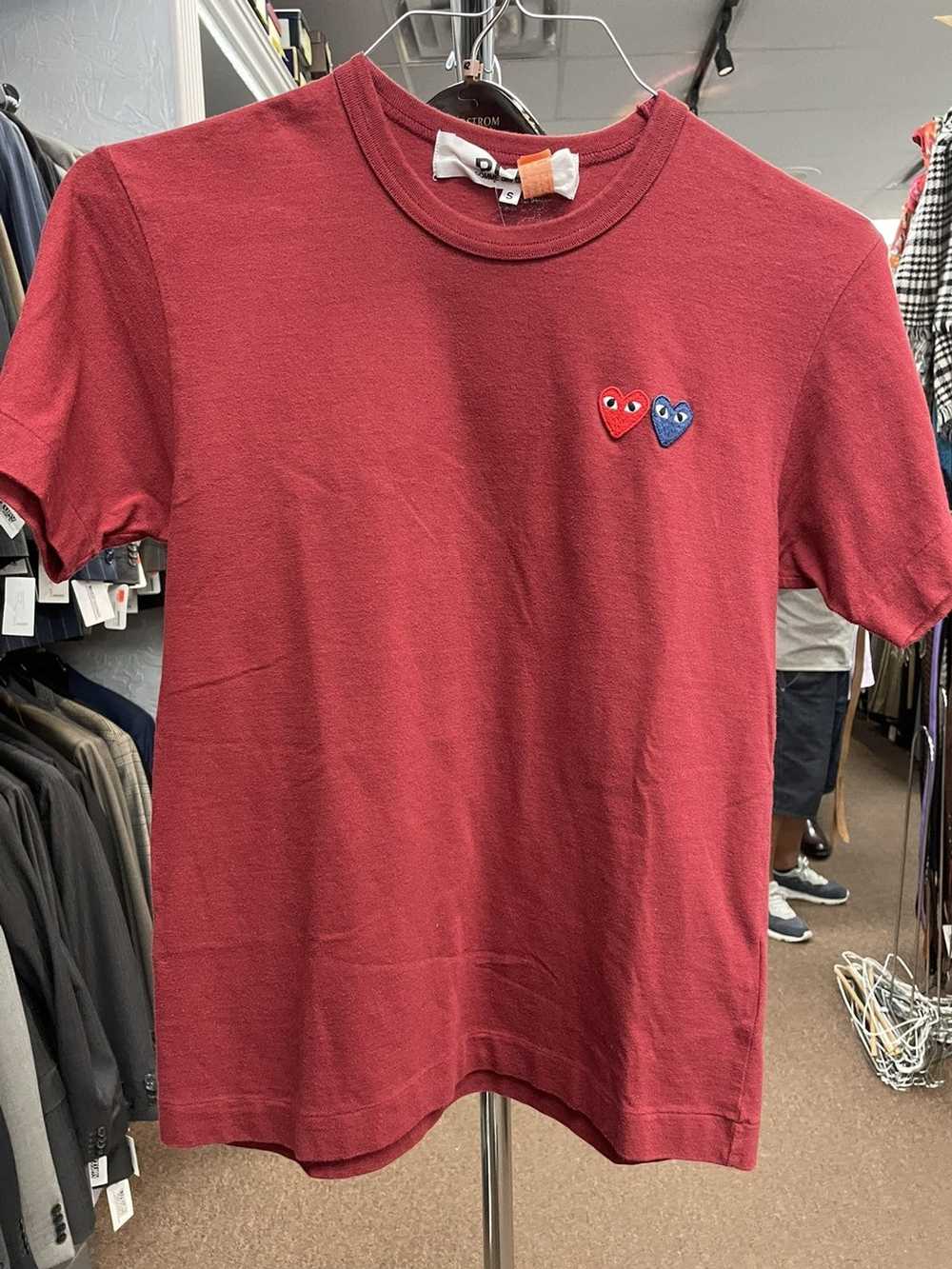 Comme des Garcons Red Cdg heart tee - image 1