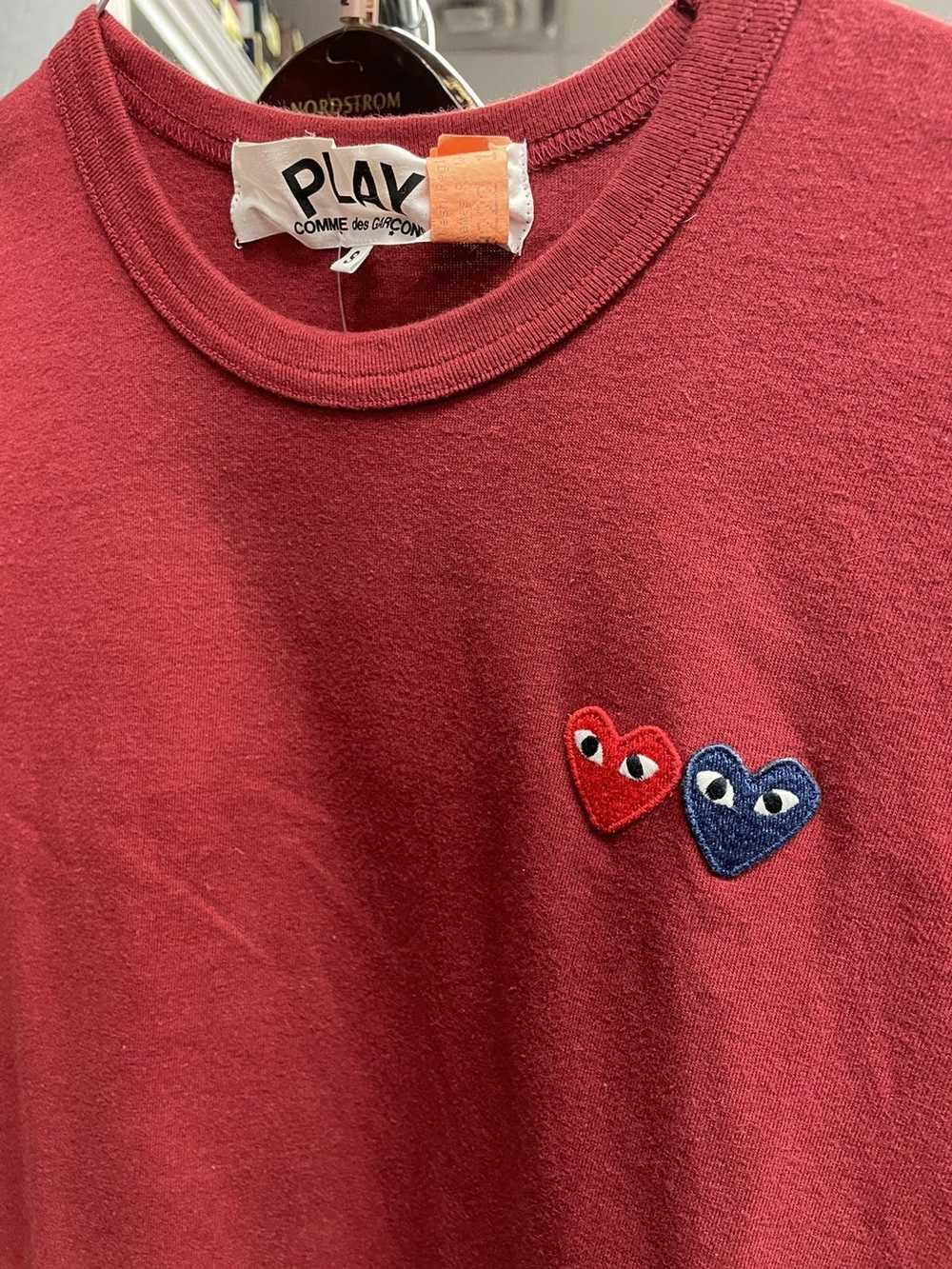 Comme des Garcons Red Cdg heart tee - image 5