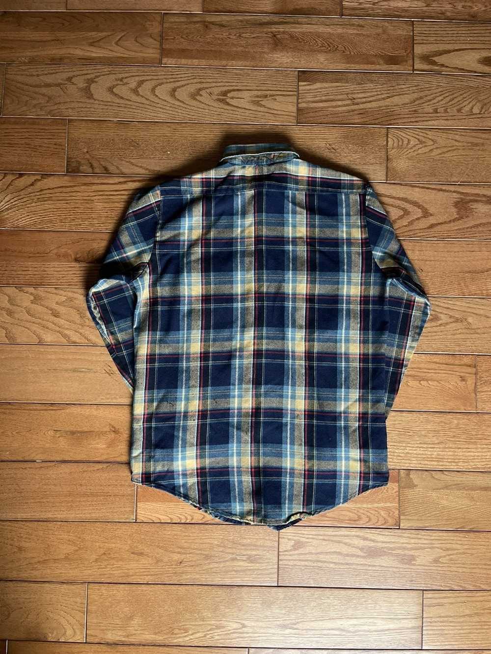 Sears × Vintage Vintage Sears Flannel Button Up S… - image 2