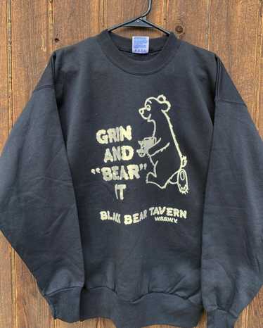 Hanes × Vintage 90’s Black Bear Tavern Crewneck Sw