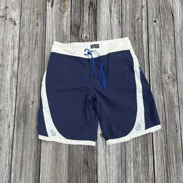 Fox Racing × Vintage Vintage blue Fox Swim-shorts