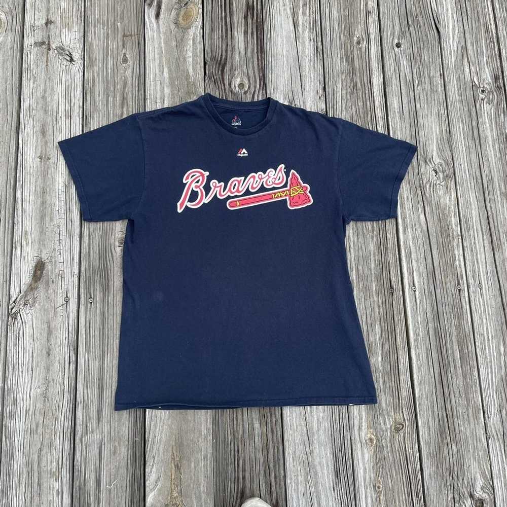 Vintage Vintage Y2K Atlanta Braves T Shirt Baseba… - image 1