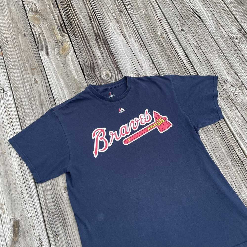 Vintage Vintage Y2K Atlanta Braves T Shirt Baseba… - image 2