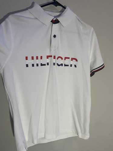 Tommy Hilfiger White red/blue tommy polo shirt - image 1