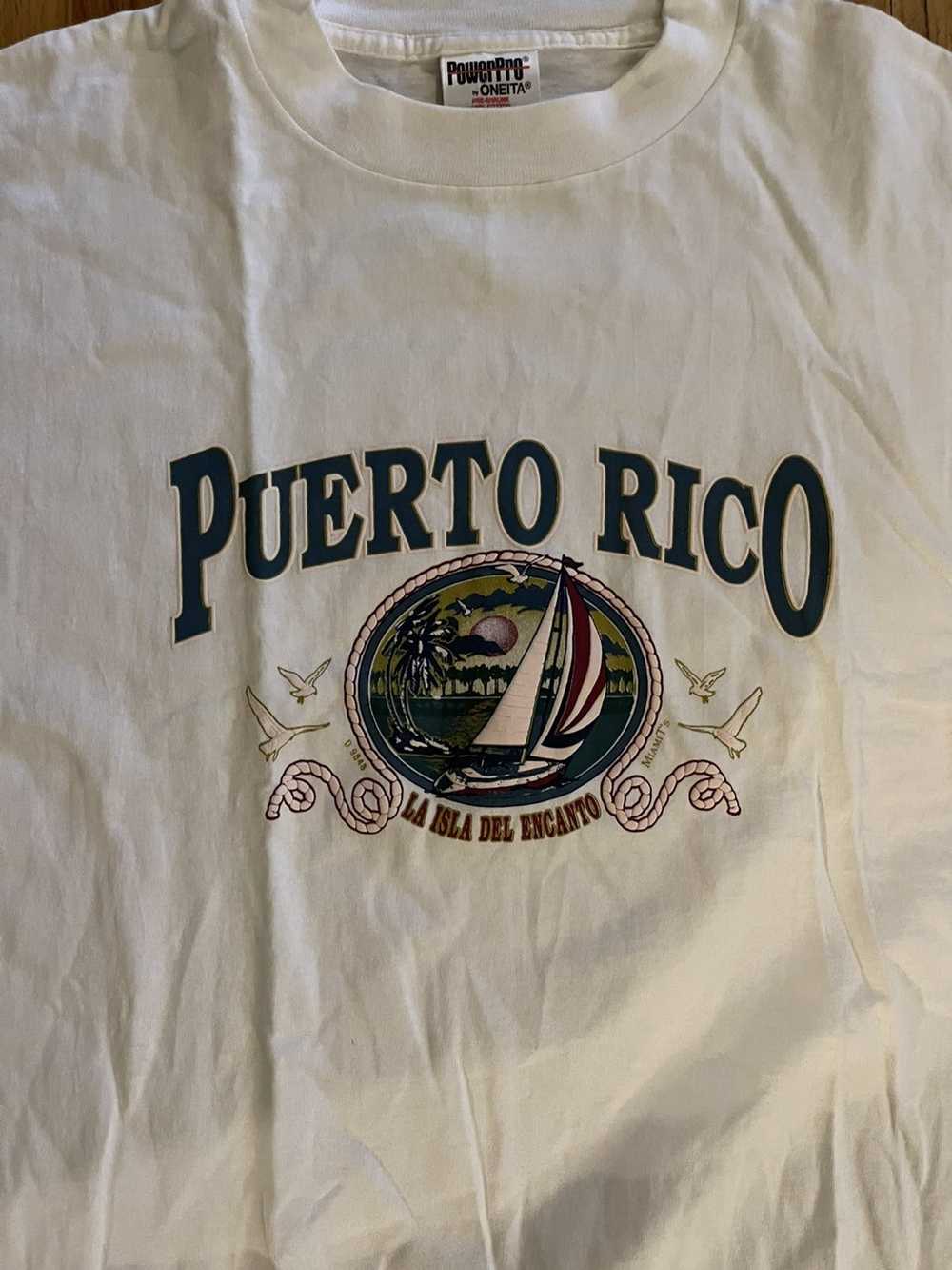 Vintage Vintage Single Stitch Puerto Rico Sailing… - image 2