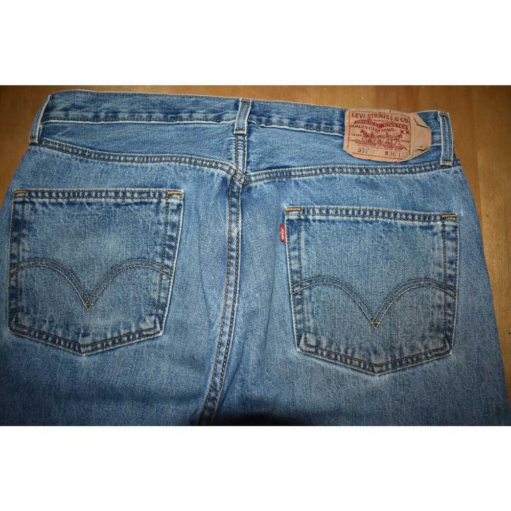 Levi's Vintage LEVIS 501 Button Fly Jeans 36x32 D… - image 5