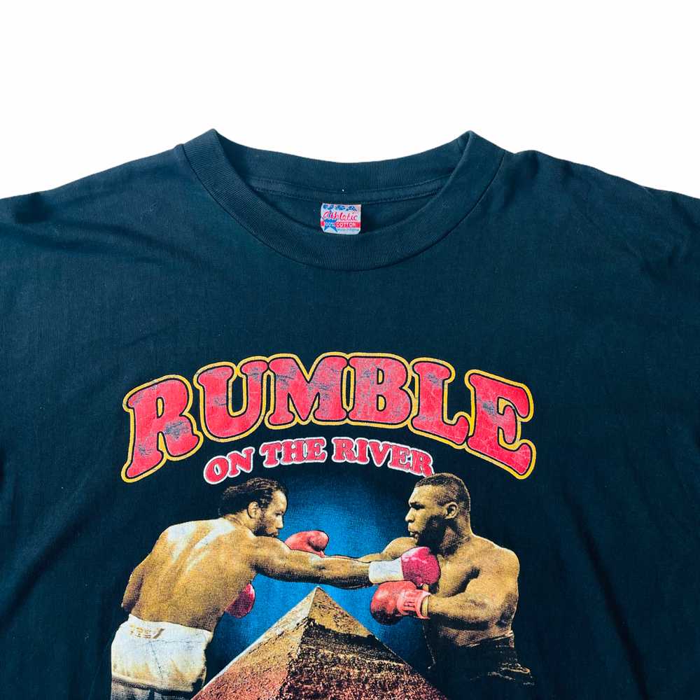 2002 LEWIS VS TYSON ‘RUMBLE ON THE RIVER’ TEE - image 2