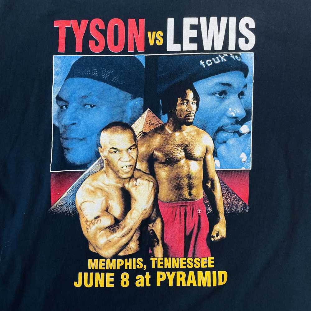 2002 LEWIS VS TYSON ‘RUMBLE ON THE RIVER’ TEE - image 4