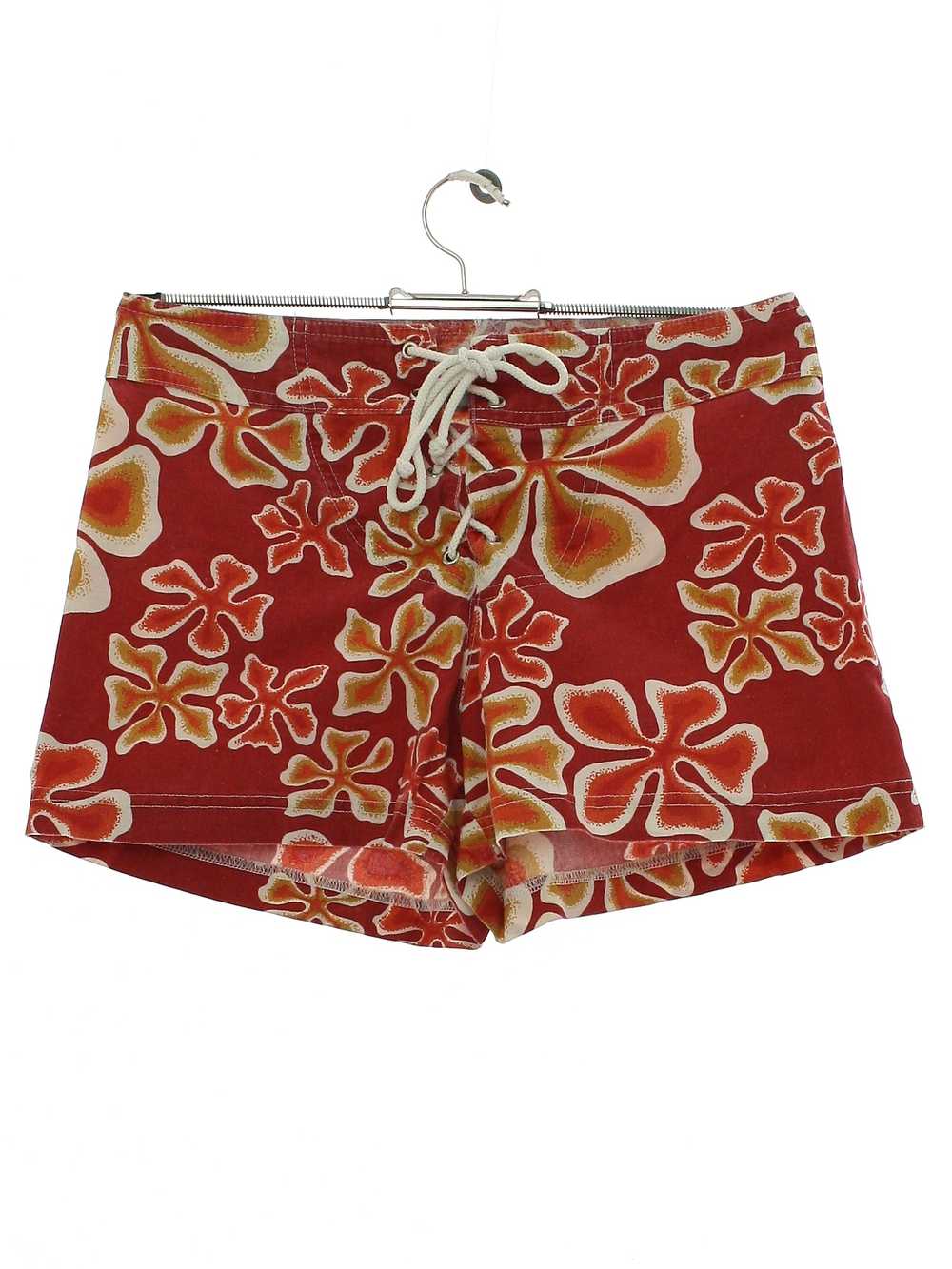 1990's Big Flirt Womens Hawaiian Style Shorts - image 1