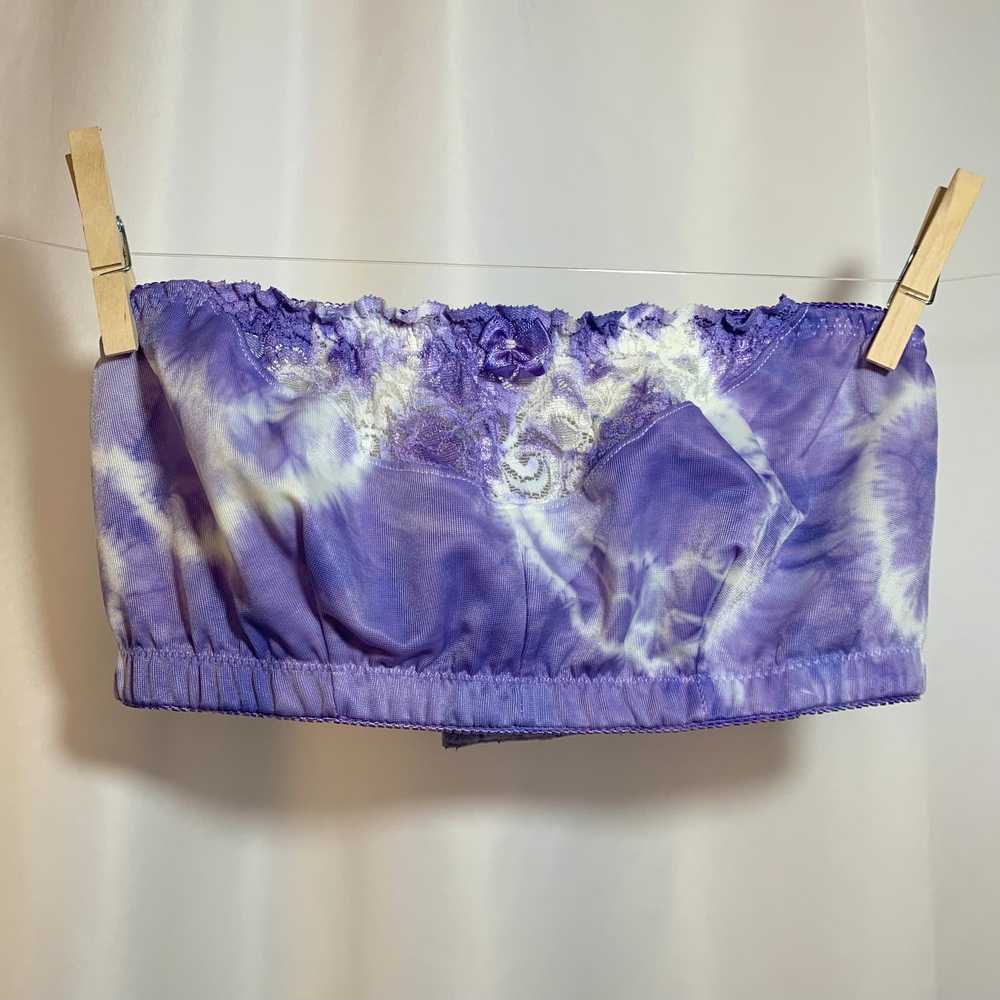 Hand dyed 60’s tube bra - image 1