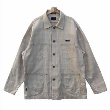 Japanese Brand British Khaki Shirt Button Up - image 1