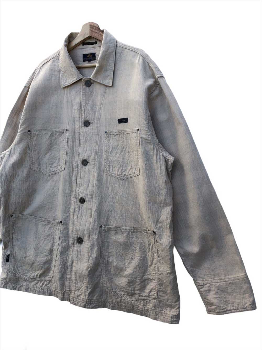 Japanese Brand British Khaki Shirt Button Up - image 4