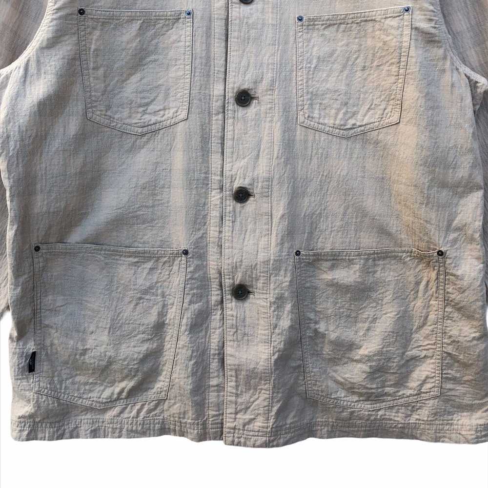 Japanese Brand British Khaki Shirt Button Up - image 7