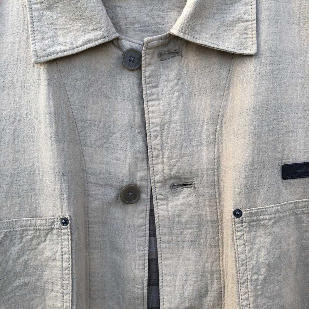 Japanese Brand British Khaki Shirt Button Up - image 8