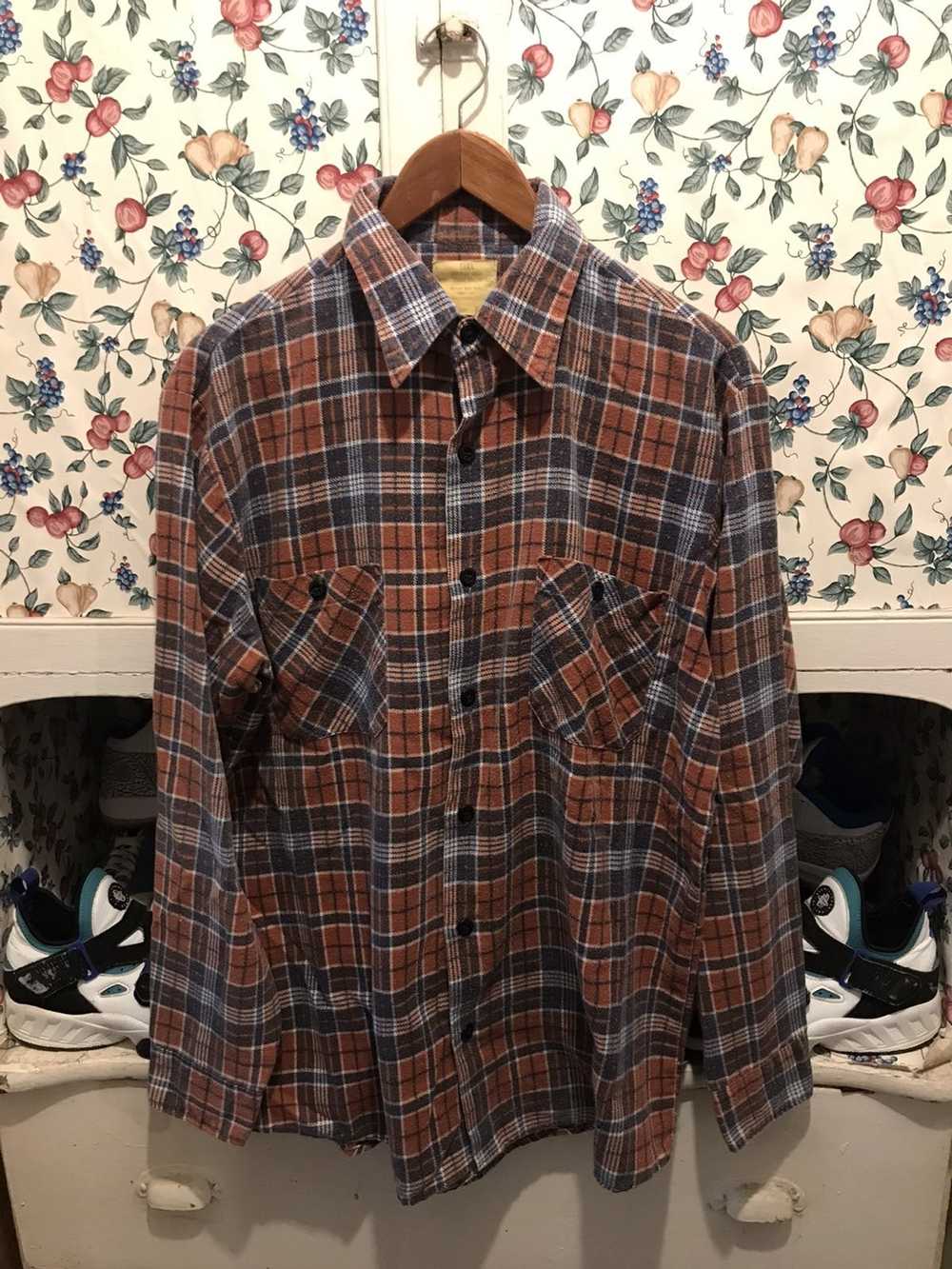 Sears × Vintage Vintage 80s Sears Button Up Shirt - image 1