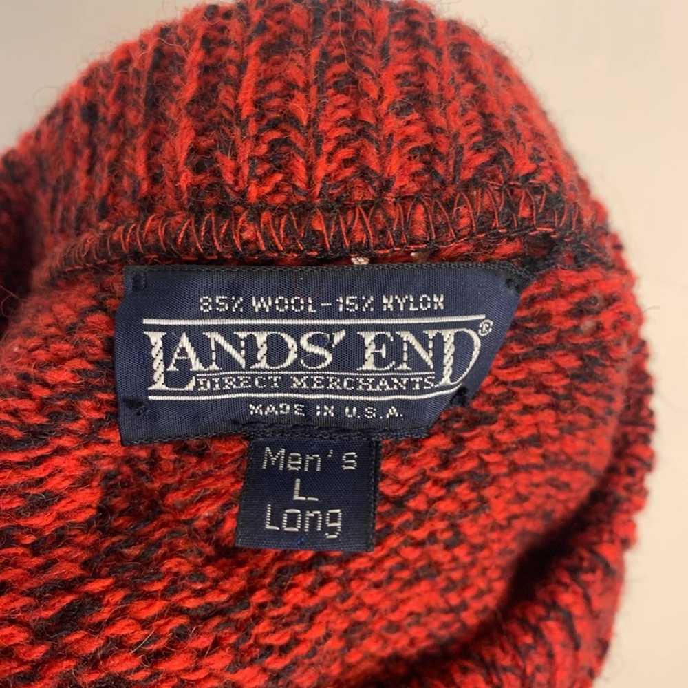 Lands End Vintage Lands' End Wool Blend Sweater - image 4